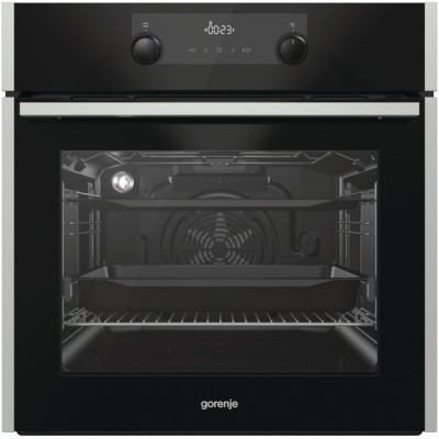 Духовой шкаф встраиваемый Gorenje BPS737E20XG черный купить по выгодной цене с доставкой в Луганске, Алчевске в магазине Tehnobox