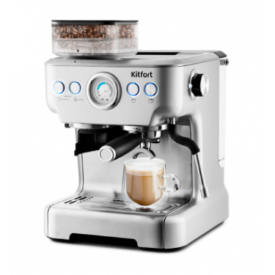 Кофемашина Kitfort KT-755 купить по выгодной цене с доставкой в Луганске, Алчевске в магазине Tehnobox