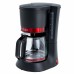 Кофеварка DELTA LUX DL-8152 черная/красная купить по выгодной цене с доставкой в Луганске, Свердловске в магазине Tehnobox