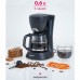 Кофеварка DELTA DL-8153 черная купить по выгодной цене с доставкой в Луганске, Свердловске в магазине Tehnobox