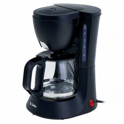 Кофеварка DELTA DL-8153 черная купить по выгодной цене с доставкой в Луганске, Свердловске в магазине Tehnobox