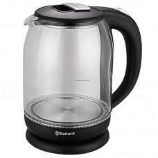 Чайник Sakura SA-2709BK PROMO стекл черн подсв