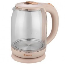 Чайник Sakura SA-2709CW PROMO стекл крем подсв