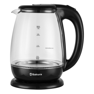 Чайник SAKURA SA-2723BK стекл подсв