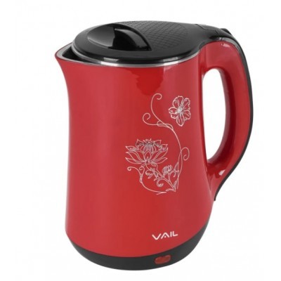 Электрочайник VAIL VL-5551 (seamless) красный