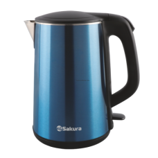 Чайник SAKURA SA-2156MBL синий металлик/черн
