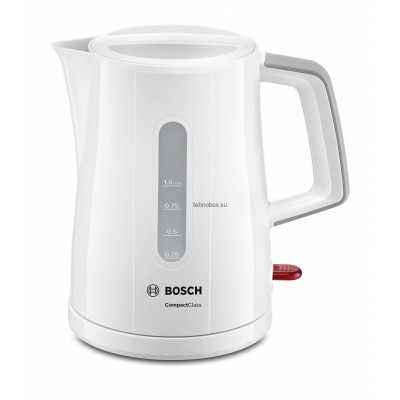 Электрочайник Bosch TWK3A051 белый купить по выгодной цене с доставкой в Луганске, Свердловске в магазине Tehnobox