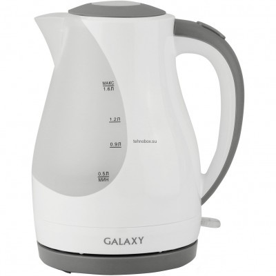 Чайник электрический 2200Вт1,6л съемный фильтр белый GALAXY 0200гл