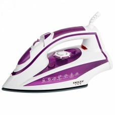 Утюг DELTA LUX DL-352 белый/фиолетовый, 2200Вт, кер