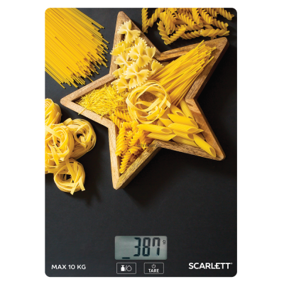 Весы кухонные SCARLET SC-KS57P50 GOLD STARS купить по выгодной цене с доставкой в Луганске, Красный Луч в магазине Tehnobox