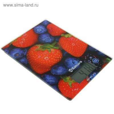Весы кухонные SAKURA SA-6075B ягоды