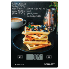 Весы кухонные SCARLET SC-KS57P75 ВАФЛИ