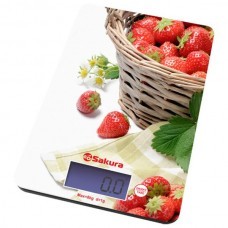 Весы кухонные SAKURA SA-6075K клубника