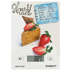 Весы кухонные SCARLET SC-KS57P76 МЕДОВИК