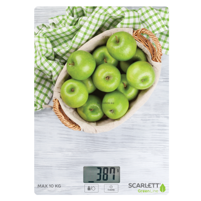 Весы кухонные SCARLET SC-KS57P92 (Green Line) купить по выгодной цене с доставкой в Луганске, Краснодоне в магазине Tehnobox