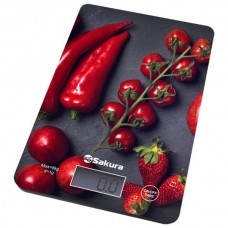 Весы кухонные SAKURA SA-6077BS перцы