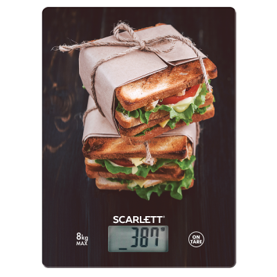 Весы кухонные SCARLETT SC-KS57P56 (сэндвич) купить по выгодной цене с доставкой в Луганске, Красный Луч в магазине Tehnobox