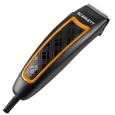 Машинка для стрижки SCARLETT SC-HC63C18 (черный с оранжевым) купить по выгодной цене с доставкой в Луганске, Лутугино в магазине Tehnobox