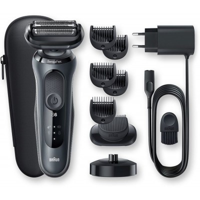 Бритва BRAUN Series 6 60-N4500cs серый купить по выгодной цене с доставкой в Луганске, Алчевске в магазине Tehnobox