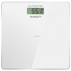 Весы напольные SCARLETT SC-BS33E107 (белый блеск)