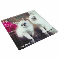 Весы напольные электр.Аксинья КС-6003 "Пушистые котята" 180кг.28×28см.