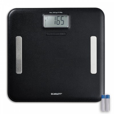 Весы напольные SCARLETT SC-BS33ED81 (черный) купить по выгодной цене с доставкой в Луганске, Лутугино в магазине Tehnobox