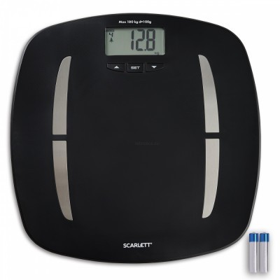 Весы напольные SCARLETT SC-BS33ED83 (черный) купить по выгодной цене с доставкой в Луганске, Стаханове в магазине Tehnobox