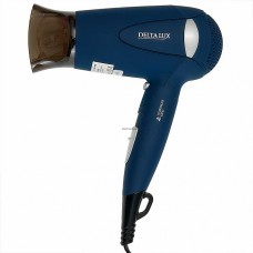 Фен DELTA LUX DL-0936 синий 1600Вт, турмал ионизация, складная ручка