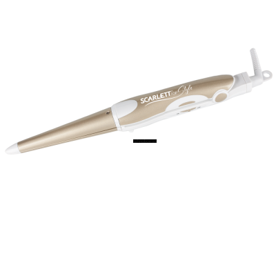 Плойка-выпрямитель SCARLETT SC-HS60599 (белый с золотом) купить по выгодной цене с доставкой в Луганске, Стаханове в магазине Tehnobox