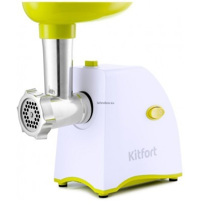 Мясорубка Kitfort KT-2111-2 белый/салатовый