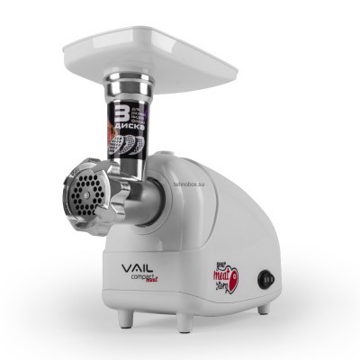 Мясорубка VAIL VL-5406 белая 1500 Вт купить по выгодной цене с доставкой в Луганске, Лутугино в магазине Tehnobox