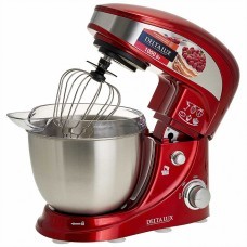 Миксер DELTA LUX DL-5070Р красный, 1000Вт, планетарный, многофункц, 4л