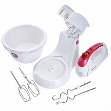 Миксер DELTA LUX DL-5071C белый/розовый, 350Вт, 2,5л, вращение