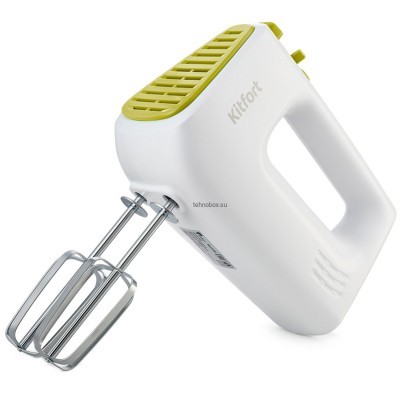 Миксер Kitfort KT-3067-2 белый/салатовый купить по выгодной цене с доставкой в Луганске, Алчевске в магазине Tehnobox
