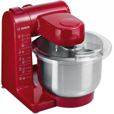 Кухонная машина Bosch MUM44R1 красный купить по выгодной цене с доставкой в Луганске, Стаханове в магазине Tehnobox