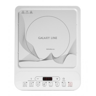 Плита индукционная 2000Вт,7 программ приготовления белая GALAXY 3060гл