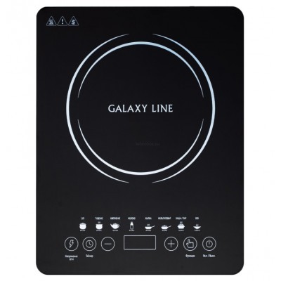 Плита индукционная 2000Вт,8 программ приготовления GALAXY 3065гл