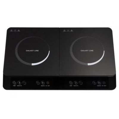 Плита индукционная 3400Вт,2 нагревательных элемента GALAXY 3061гл