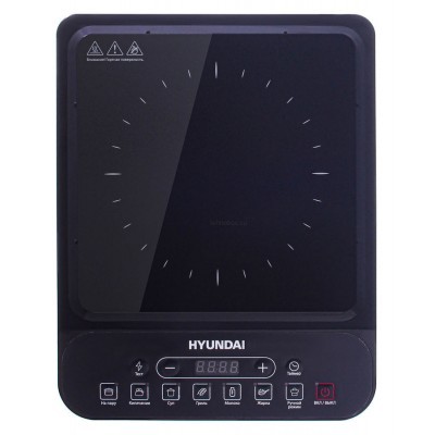 Плита Индукционная Hyundai HYC-0101 черный стеклокерамика