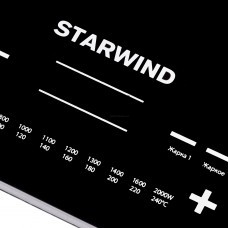 Плита индукционная Starwind STI-1001 черный стеклокерамика