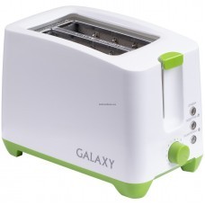 Тостер, 800Вт,теплоизолированый корпус 220+/10%В 50гц GALAXY 2907гл
