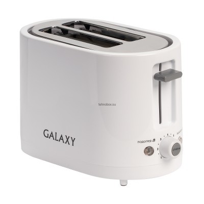 Тостер, 800Вт,функция подогрева и размораживания 220-240Вт 50гц GALAXY 2908гл